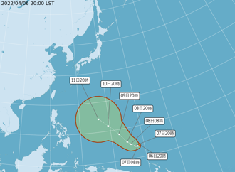 入夜降溫轉雨 低溫掉到1字頭 今年首颱最快這時生成