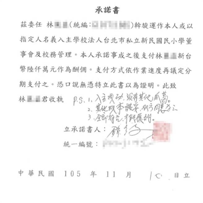 锺智文砸7.6亿换新民7董1监拿下董事会，但他驳斥文件是偽造的。(读者提供)