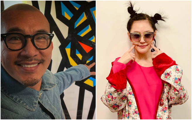 小S開玩笑要貼在新姊夫具俊曄懷裡。(圖／具俊曄 IG、小S IG)