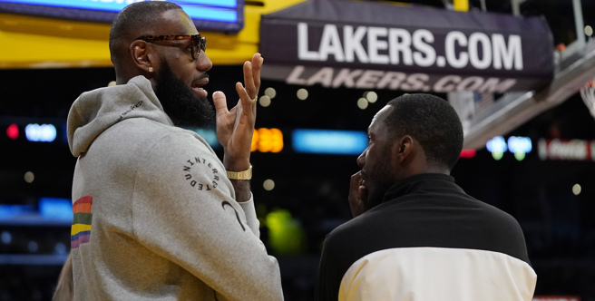 詹姆斯對太陽確定休兵(美聯社資料照)