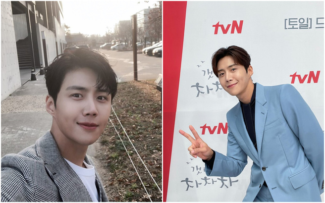 金宣虎歷经私生活风波，首次在泰国现身。(图／金宣虎)