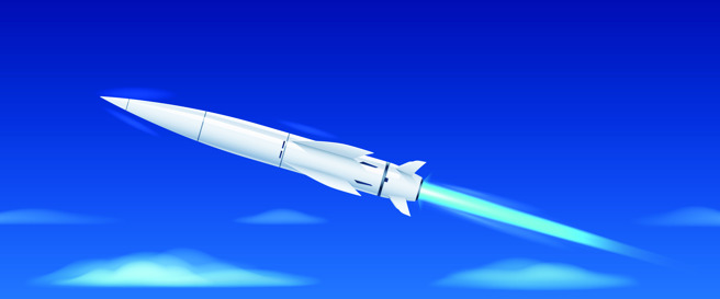 據澳洲人報（The Australian）今天報導，喬伊斯（Barnaby Joyce）指中國已經成功發射極音速飛彈繞行地球，精準度是在數十英里範圍之內。(極音速飛彈示意圖／shutterstock)