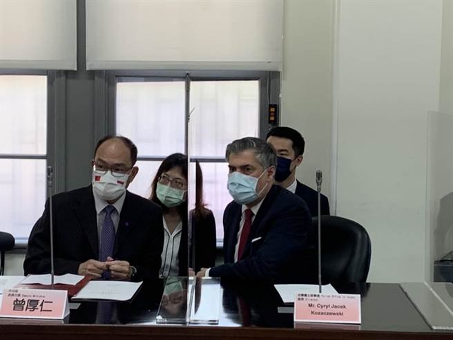 波蘭駐台代表高則叡（Cyryl Kozaczewski）。（楊孟立攝）