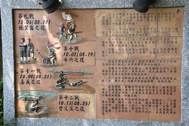 徐骧纪念公园设在头份市滨江街，设有碑石详细记载徐骧抗日义行。（谢明俊摄）