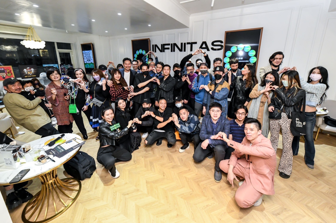 首届INFINITAS NFT国际元宇宙博览会」邀请百位网红及艺人共同分享经验和看法。(图／主办单位提供)
