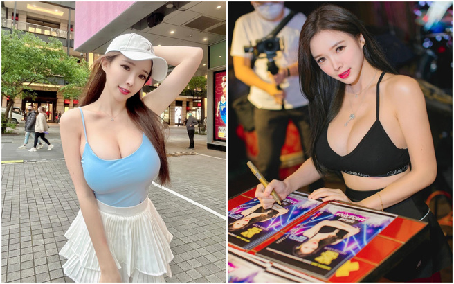 藍星蕾擁有E罩杯傲人上圍。(圖／藍星蕾 IG)