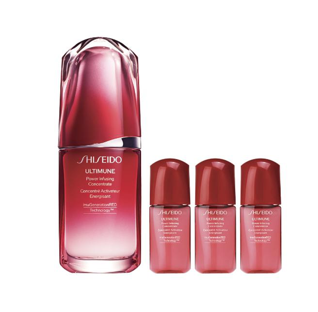 Global Mall新北中和店推荐资生堂红研超导循环电波精华组，原价6320元，优惠价3555元。（Global Mall提供）