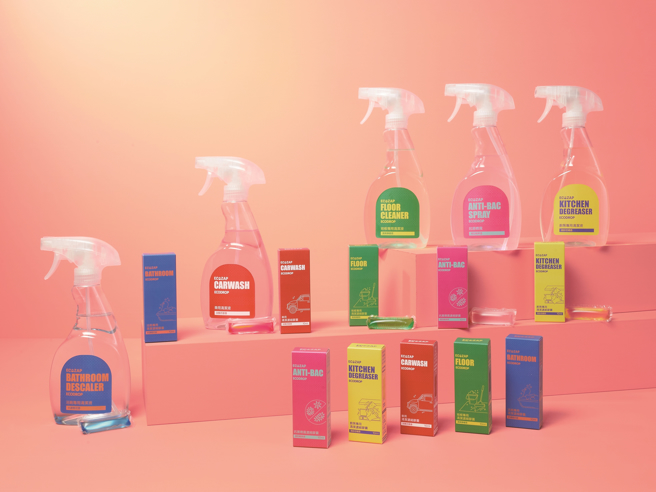 图中为ECOZAP易可洁清洁浓缩胶囊。（图／品牌提供）