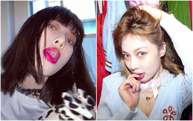 泫雅造型前卫，泳装造型吸粉无数。(图／泫雅 IG)