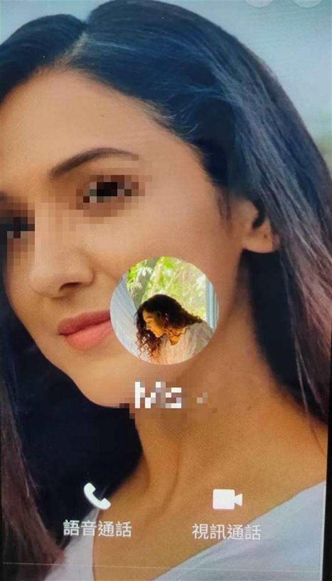 台东60岁单身的陈先生掉入诈骗集团网路交友陷阱，诈骗集团盗用网路美女照片，自称是加大拿女军医。（保七总队提供／蔡旻妤台东传真）