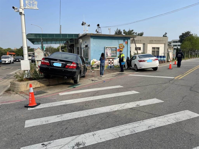 肇事双方皆无酒驾情事，车祸原因由金城分局厘清中。（警方提供）