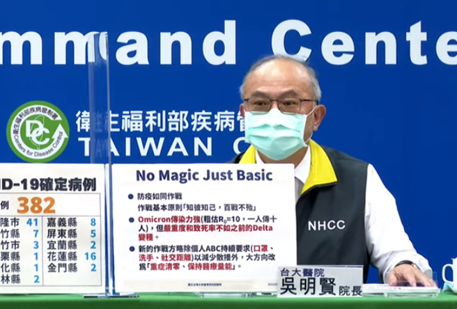 Omicron超恐怖，1人染疫可傳10人。（圖／翻攝自直播）