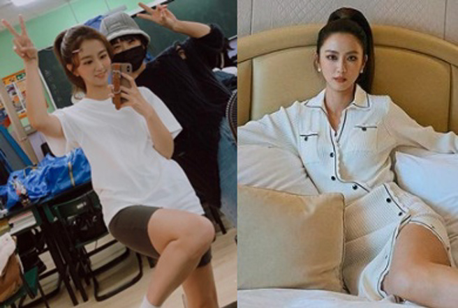 周晓涵形象兼具健康与性感，但这次喝多了自嘲有点后悔。（图／取自周晓涵IG）