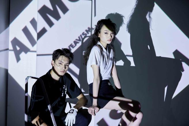 WEAVISM织本主义 X AILMOS GOLF ，以低彩度打造潮流高球装。（WEAVISM织本主义提供）
