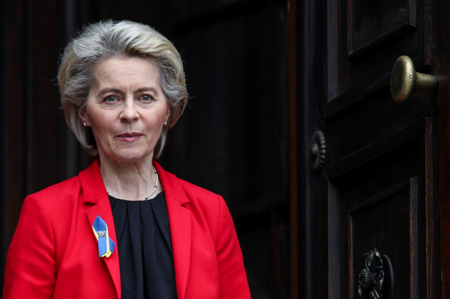 歐盟執委會主席范德賴恩（Ursula von der Leyen）。
(圖/路透社) 