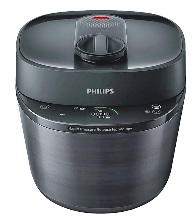 Global Mall新北中和店推薦飛利浦HD2151智慧萬用鍋，原價1萬5990元，優惠價6988元。（Global Mall提供）