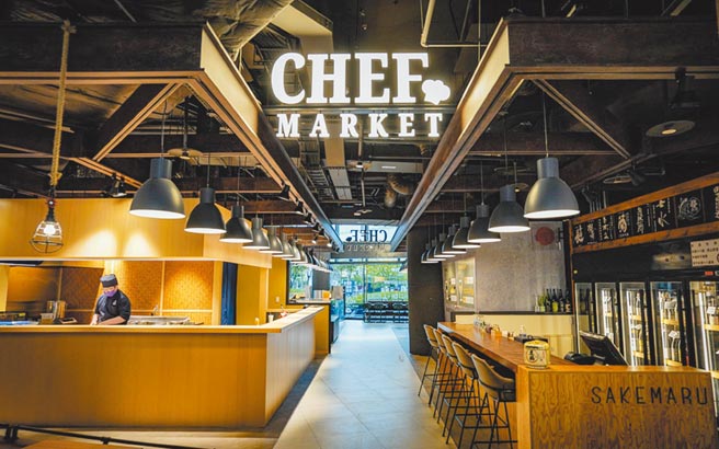 主厨市场CHEF MARKET号称融合时尚风格与人情味。（春大直主厨市场提供）