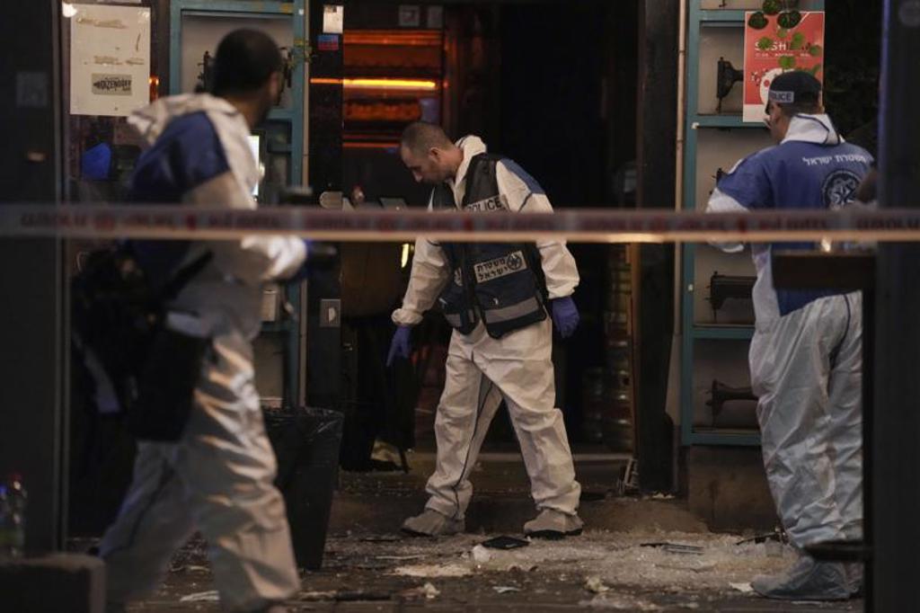 以色列特拉维夫惊传持枪攻击案 至少两死8伤。图/美联社(photo:ChinaTimes)