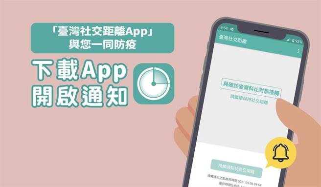 大甲鎮瀾宮呼籲今天所有參加遶境人員與團隊，請下載台灣社交距離APP。（大甲鎮瀾宮提供）