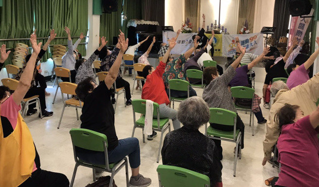 全民运动推广 银髮族乐活运动课程。(图/新北市政府体育处提供)