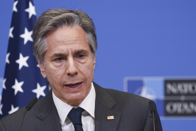 美國國務卿布林肯（Antony Blinken）（圖/美聯社）