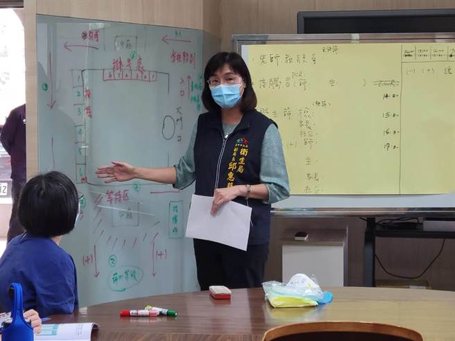 台中新社有一家族11人接觸到北部確診新友，2名就讀新社高中國中部的青少年已確診，中市也立即到新社高中成立前進指揮所進行全校師生及社區民眾採檢。（台中市政府提供）