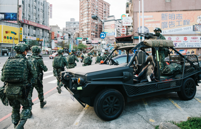 去年3月陆军进行战术演练。（图／ 资料照片，郭吉铨摄）