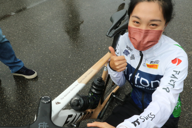 车商特别为邱圣芯 特别的战驹。（Bryton提供）