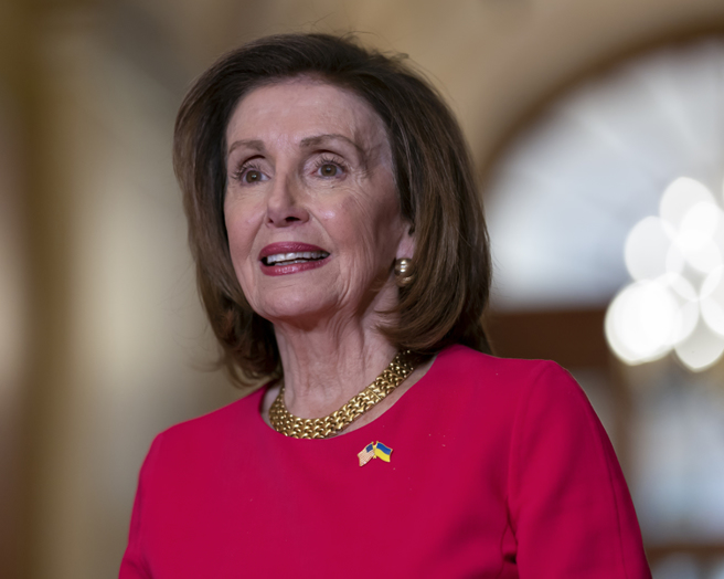 美國眾議院議長裴洛西（Nancy Pelosi）（圖/美聯社）