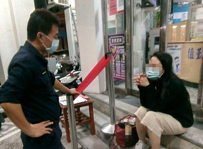 旗津深夜有阿飘？阿北遭长髮女吓破胆衝派出所求救，警揭真相。（警方提供）