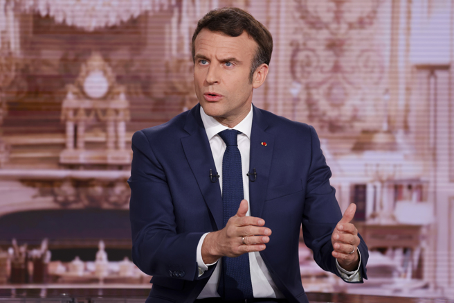 法國總統馬克宏（Emmanuel Macron）（圖/美聯社）