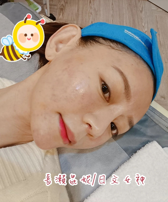 长濑昆妮晒出素顏照。（图／翻摄自hou_queenie IG）