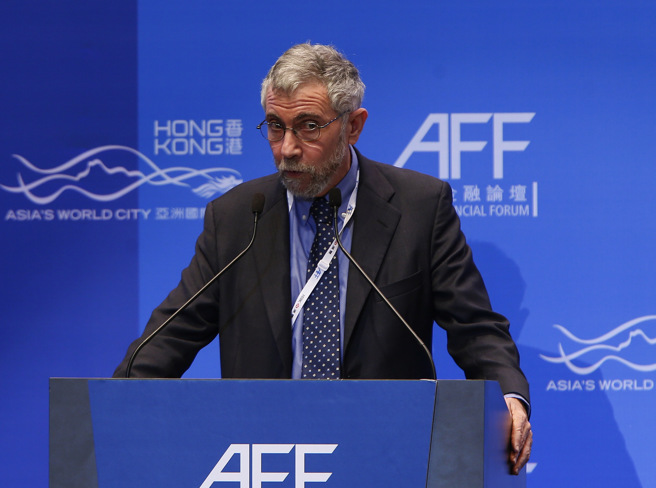 2008年諾貝爾經濟學獎得主克魯曼（Paul Krugman）（圖／路透）