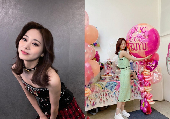 韩国女团TWICE成员周子瑜。(图/ 摘自TWICE IG)