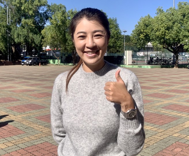 国民党籍立委许淑华，勤跑基层，将代表国民党竞选南投县长。（廖志晃摄）