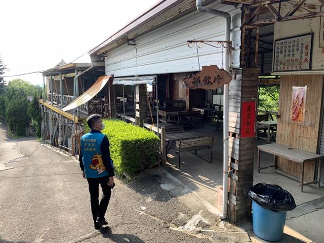 丰原「万里长城」自921大地震后荒废至今，但相关设施仍完好如初。（市议员陈清龙提供／陈淑娥台中传真）