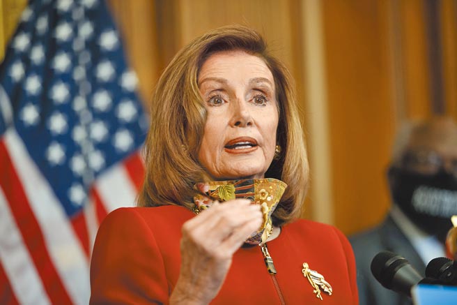 美國眾議院議長裴洛西。（新華社）