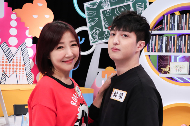 《同学来了》余皓然、韩靖。(中天综合台提供)