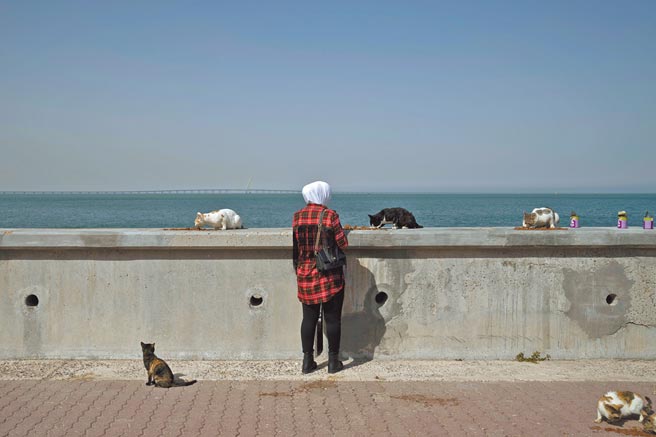 科威特高溫威脅生命圖╱美聯社