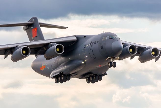 中國空軍運20（Y-20）運輸機。（達志影像／shutterstock提供）