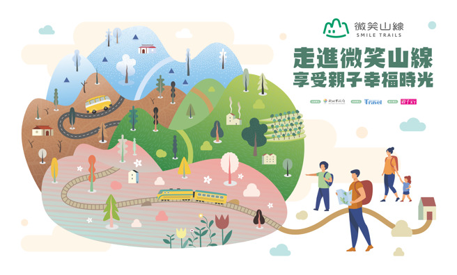 走进微笑山线，享受亲子幸福时光（新北市政府观光旅游局提供）
