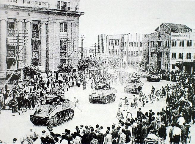 1949年中共占领南京。（中时报系檔案照片）