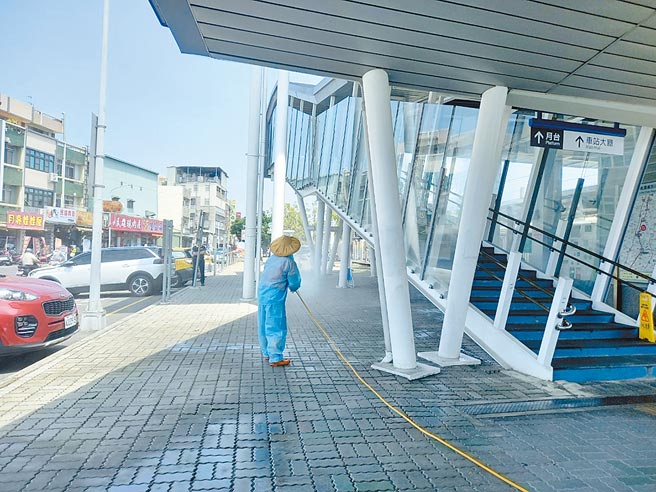 台南10日一口气新增18起本土确诊病例，另外，嘉义县新增2起本土个案，相关单位已完成环境清消。（嘉义县政府提供／吕妍庭嘉义传真）