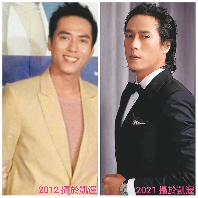 莊凱勛PO出10年對比照，宣布告別老東家。（摘自臉書）