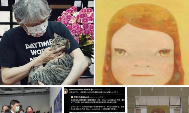 简秀枝》奈良美智巨作 盼留高雄  。（爱传媒提供）