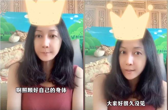 吳綺莉難得露臉曝近況。（圖／取材自抖音）