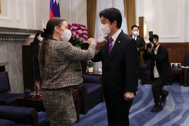 欧洲议会议员拜会赖清德。(总统府提供)