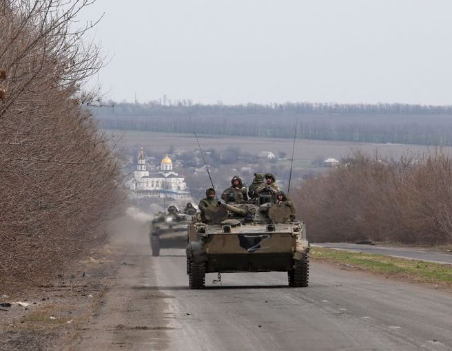俄羅斯已經前往東部頓巴斯集結軍力。(圖/路透社)
