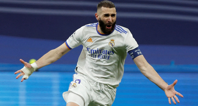 本泽马又建功(路透社)