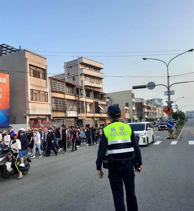 清水警分局因应大量人潮涌入，为维护道路交通安全与顺畅，将视人潮及车流状况弹性实施交通管制。（警方提供）